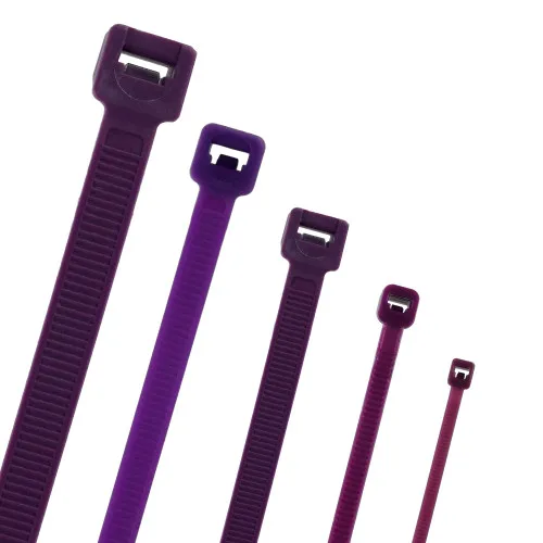 762mm Purple Cable Ties (227mm Max Bundle) - 2mm Thick x 9mm Wide | 100pk