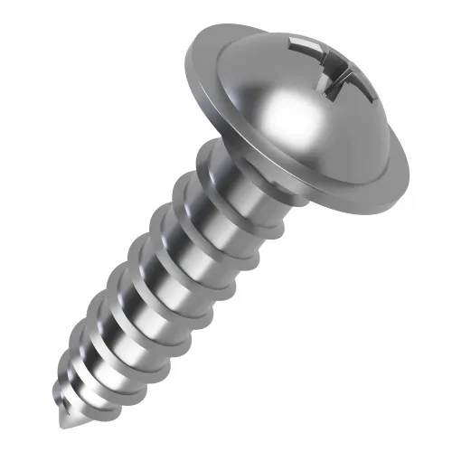 2.9mm x 9.5mm Flanged AB Self Tapping Screw (BS 4174) | A2 Stainless Steel