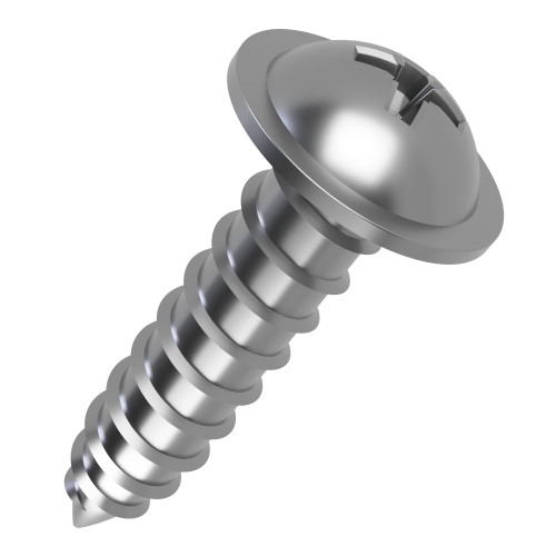 3.5mm x 19mm Flanged AB Self Tapping Screw (BS 4174) | A2 Stainless Steel