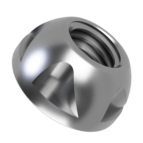 M12 Kinmar® Removable Security Nut (2-Way) | A2 Stainless Steel