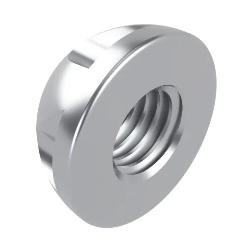 M8 Kinmar® Removable Security Nut (2-Way) | Hardened Class 10 BZP Steel