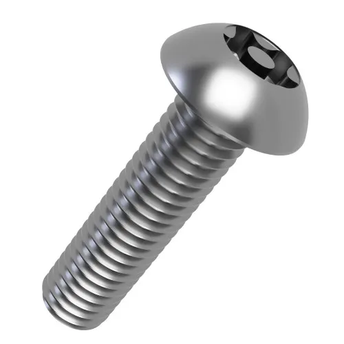 5-Lobe Pin Button Security Screw - A4 Stainless | M5 x 20mm