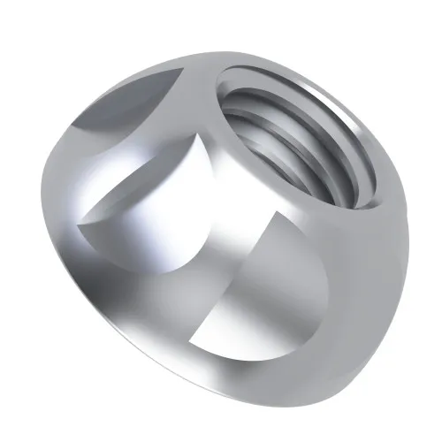 M5 Kinmar® Permanent Security Nut (1-Way)| Case Hardened Class 10 BZP Steel