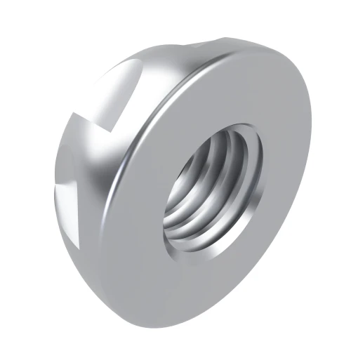 Kinmar® Security Nut - Permanent | M5 - Hardened Steel - BZP