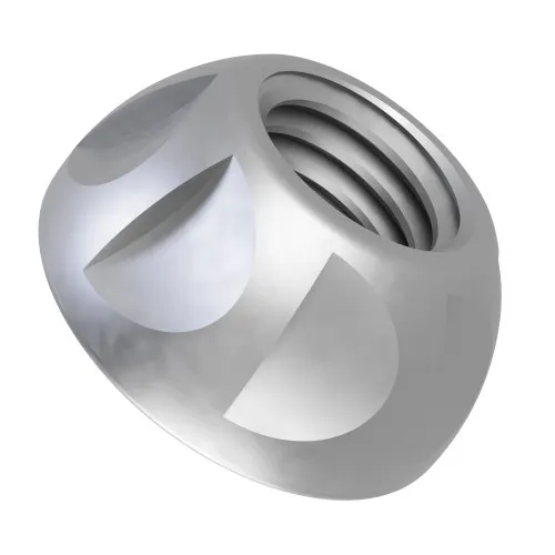 M8 Kinmar® Permanent Security Nut (1-Way)| Case Hardened Class 10 Geomet 500 Steel