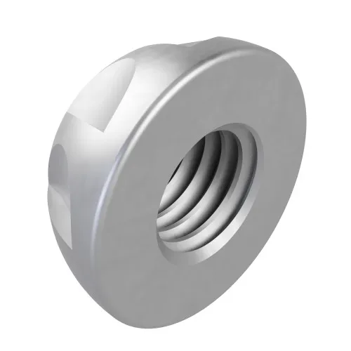 M8 Kinmar® Permanent Security Nut (1-Way)| Hardened Class 10 Geomet 500 Steel