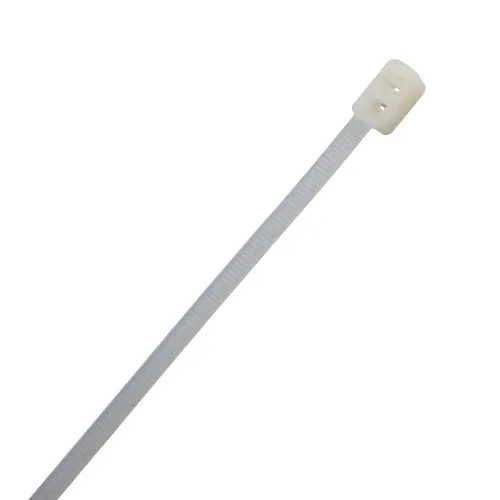 200mm Natural Double Loop Cable Ties (47mm/45mm Max Bundles) - 4.8mm Wide | 100pk
