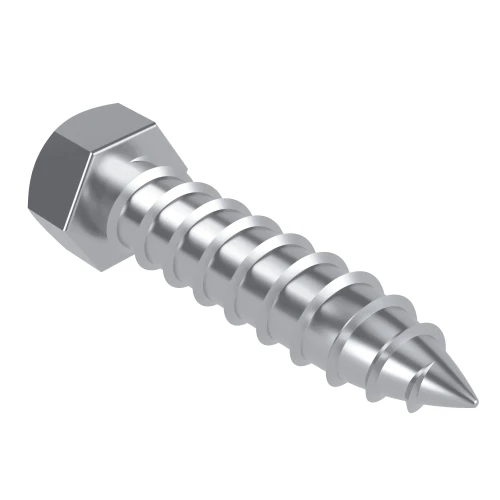 5.5mm x 19mm Hex Head AB Self Tapping Screw DIN 7976C - BZP | Vital Parts