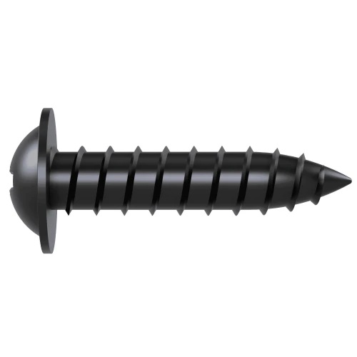 3.5mm x 16mm Pozi Flange AB Self Tapping Screw BS 4174 - Black Zinc | Vital Parts