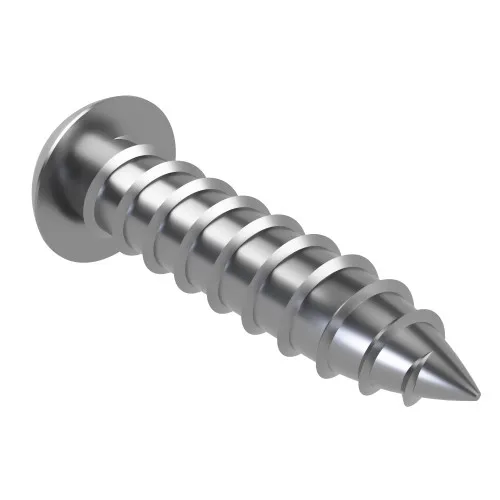 4.8mm x 38mm Security 5-Lobe Pin Button Head AB Self Tapping Screw | Marine Grade A4-70 Stainless Steel