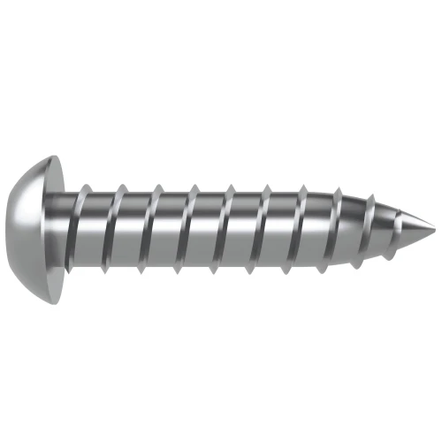 5-Lobe Pin Button Security Self Tapper - A4 Stainless | 5.5mm x 63mm