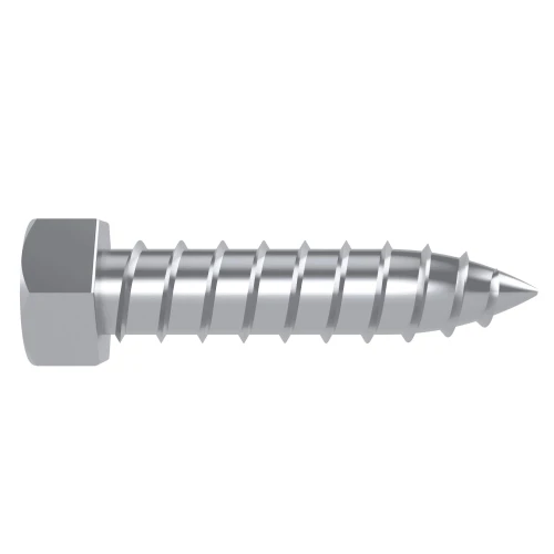 6.3mm x 13mm Hex Head AB Self Tapping Screw DIN 7976C - BZP | Vital Parts