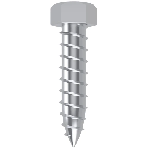 6.3mm x 19mm Hex Head AB Self Tapping Screw DIN 7976C - BZP | Vital Parts