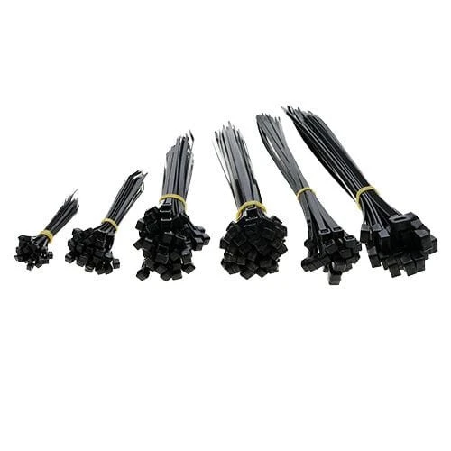Black Cable Tie Kit | 200pc