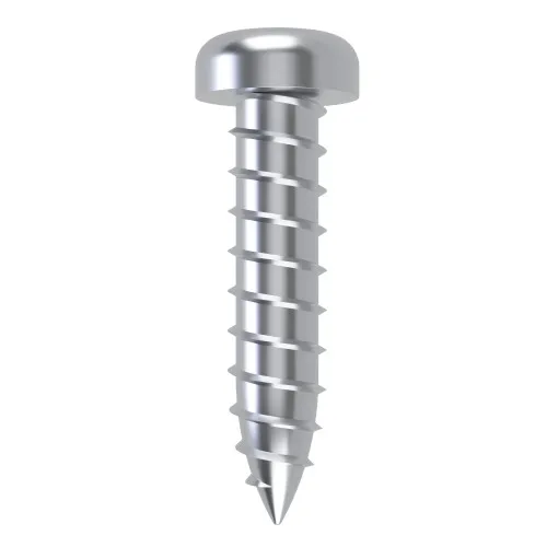 4.2mm x 25mm Phillips Pan Self Tapping Screw DIN 7981CH - BZP | Vital Parts