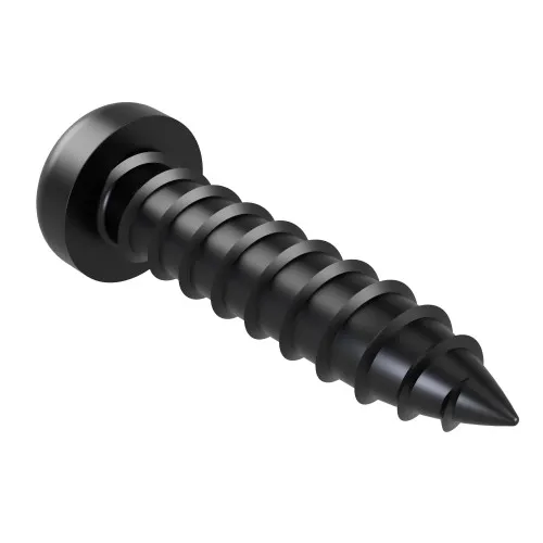 3.5mm x 16mm Phillips Pan Head AB Self Tapping Screw (DIN 7981CH) | Black Zinc Steel