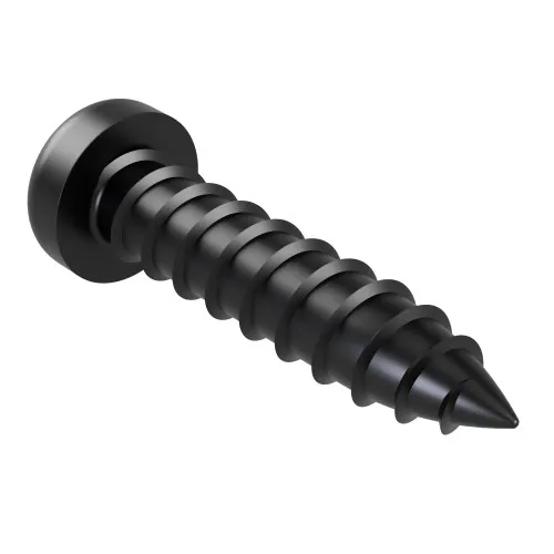 4.2mm x 9.5mm Pozi Pan Head AB Self Tapping Screw (DIN 7981CZ) | Black Zinc Steel