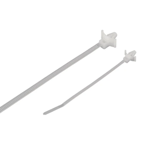 Natural Push Mount Cable Ties for Panel Fixing