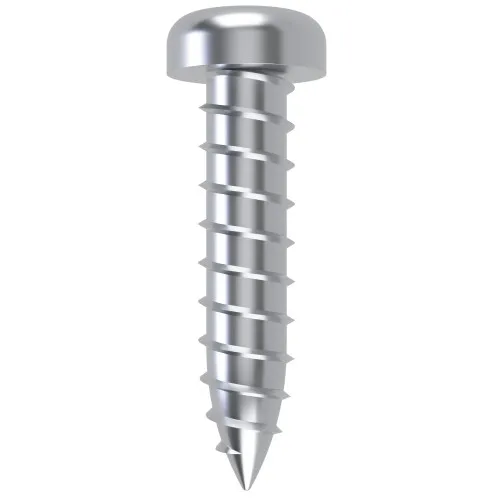 2.2mm x 9.5mm Pozi Pan Head AB Self Tapping Screw (DIN 7981CZ) | BZP Steel