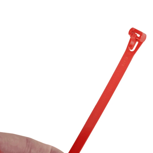 Red Reusable Cable Ties for Cable Management