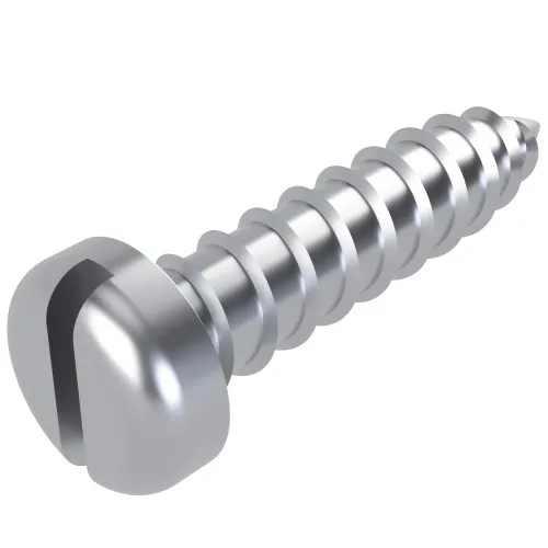 3.9mm x 32mm Slotted Pan Head AB Self Tapping Screw (DIN 7971C) | BZP Steel