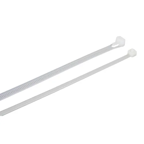 300mm Natural Reusable Cable Ties (80mm Max Bundle) - 7.6mm Wide - 22kg Tensile Strength | 100pk