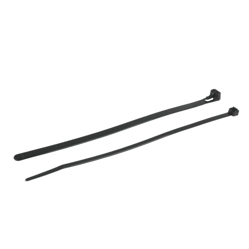 Black Reusable Cable Ties for Cable Management