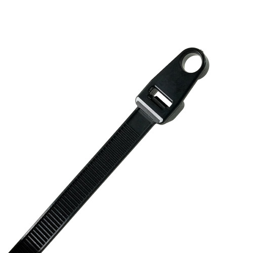 110mm Natural Screw Mounted Cable Ties – M3 Screw – 2.5mm Wide (25mm Max Bundle) | 100pk