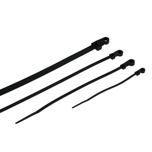 Natural Screw Mounted Cable Ties for Wall Fixing 