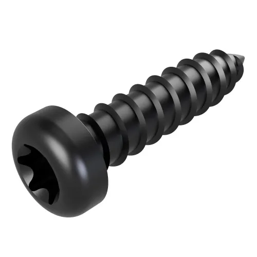 3.5mm x 9.5mm Torx Pan Head AB Self Tapping Screw (DIN 7981C) | Black Zinc Steel
