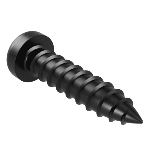3.5mm x 19mm Torx Pan Head AB Self Tapping Screw (DIN 7981C) | Black Zinc Steel