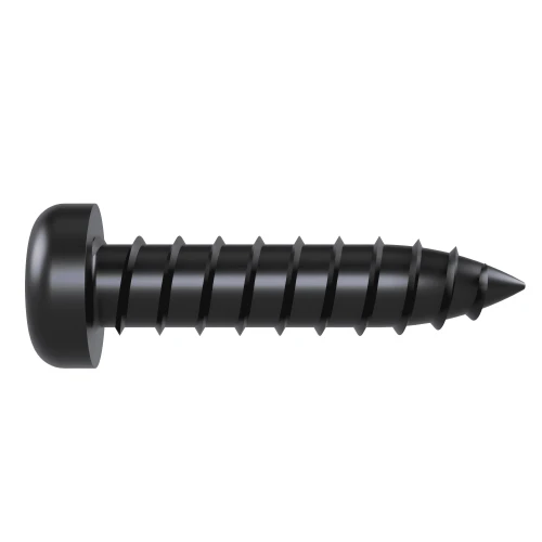 3.5mm x 19mm Torx Pan Head AB Self Tapping Screw (DIN 7981C) | Black Zinc Steel