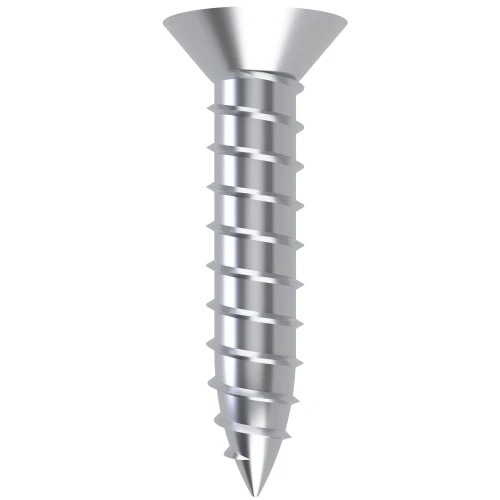 3.9mm x 19mm Phillips Countersunk Self Tapping Screw DIN 7982CH - BZP
