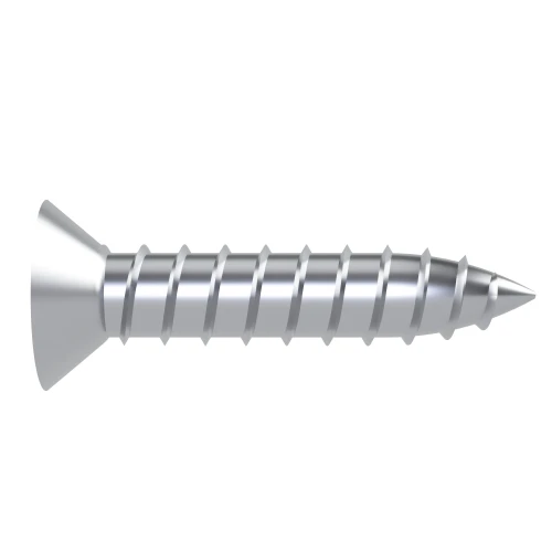 3.9mm x 19mm Phillips Countersunk Self Tapping Screw DIN 7982CH - BZP