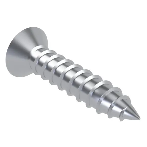 4.8mm x 63mm Phillips Countersunk Self Tapping Screw DIN 7982CH - BZP