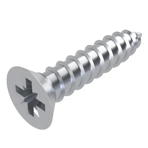 2.9mm x 8mm Pozi Countersunk Self Tapping Screw DIN 7982CZ - BZP | Vital Parts