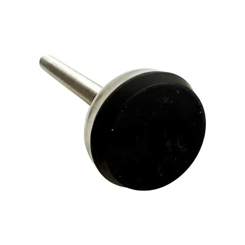 M12 x 230mm Stainless Steel Adjustable Foot - 40mm Base | Hygienic