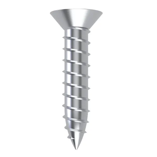 4.2mm x 19mm Pozi Countersunk Self Tapping Screw DIN 7982CZ - BZP | Vital Parts