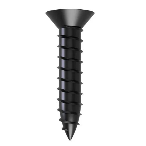 4.8mm x 13mm Pozi Countersunk Self Tapping Screw DIN 7982CZ - Black Zinc | Vital Parts
