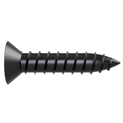 4.8mm x 13mm Pozi Countersunk Self Tapping Screw DIN 7982CZ - Black Zinc | Vital Parts