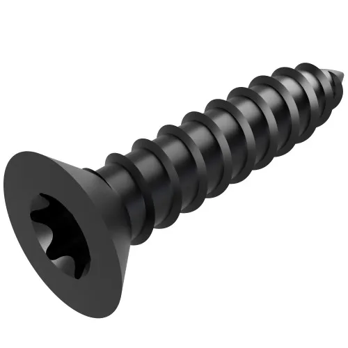 4.2mm x 13mm Torx Countersunk Self Tapping Screw DIN 7982C - Black Zinc | Vital Parts