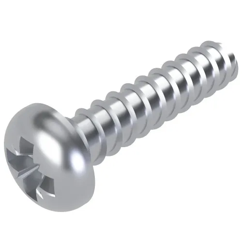 3.5mm x 19mm Pozi Pan Head B Self Tapping Screw (DIN 7981FZ) | BZP Steel