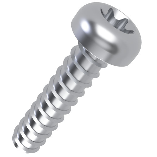 2.9mm x 9.5mm Torx Pan Head B Self Tapping Screw (DIN 7981F) | BZP Steel