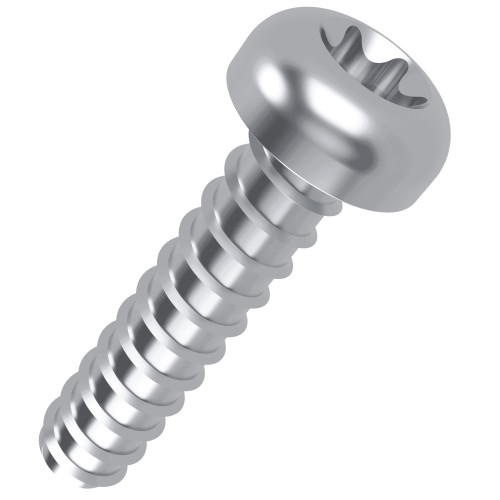 4.8mm x 13mm Torx Pan B Self Tapping Screw DIN 7981F - BZP | Vital Parts