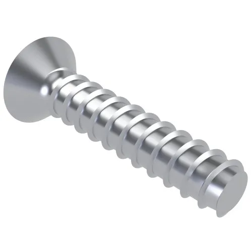 3.5mm x 8mm Pozi Countersunk B Self Tapping Screw DIN 7982FZ - Zinc Plated Steel | Vital Parts