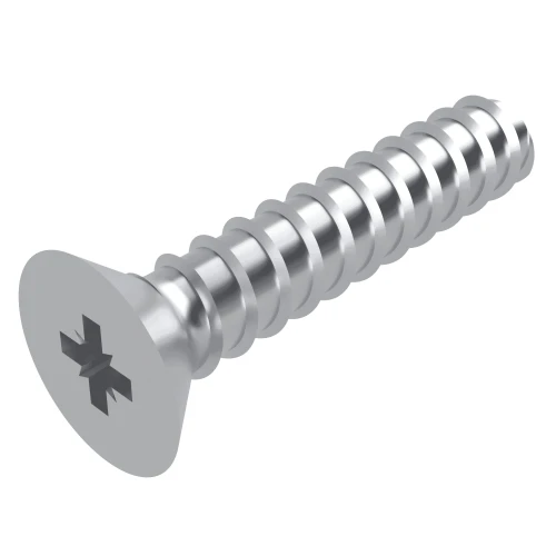 4.2mm x 32mm Pozi Countersunk B Self Tapping Screw DIN 7982FZ - Zinc Plated Steel | Vital Parts