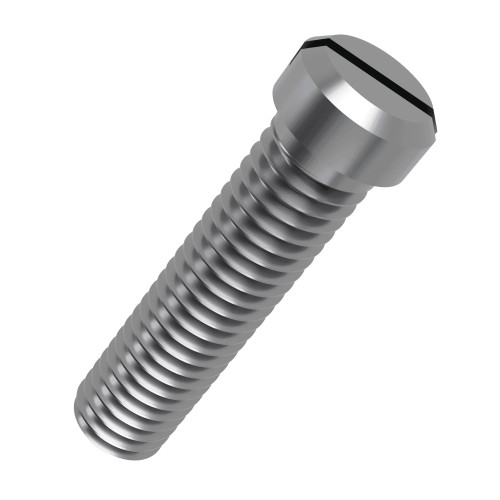 M4 x 4mm Reduced Head Slotted Pan Head Machine Screw (DIN 920) A2 Stainless Steel