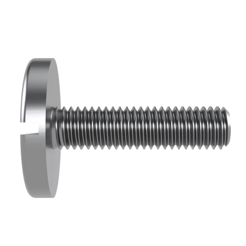 M5 x 10mm Large Head Slotted Pan Head Machine Screw (DIN 921) | A1 Stainless Steel