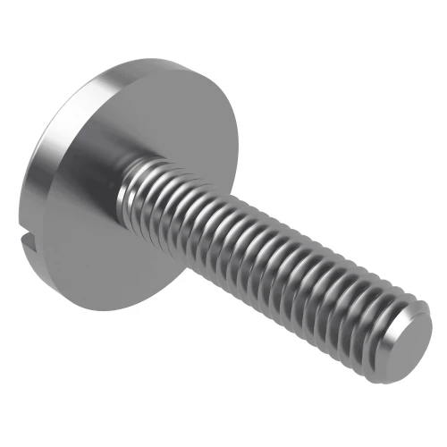 M5 x 20mm Large Head Slotted Pan Head Machine Screw (DIN 921) | A1 Stainless Steel