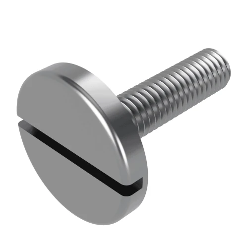 M5 x 20mm Large Head Slotted Pan Head Machine Screw (DIN 921) | A1 Stainless Steel